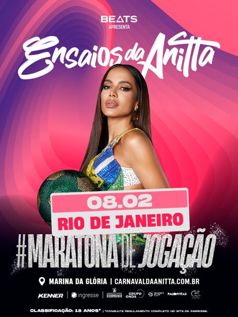 Cartaz do evento Ensaios da Anitta